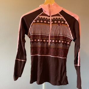 Kari Traa Pink and Brown Top